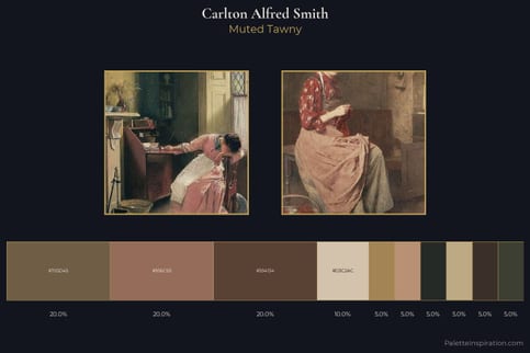 Carlton Alfred Smith Master Palette - Muted Tawny
