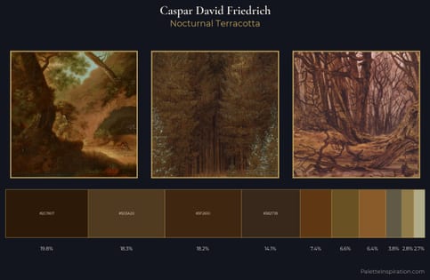 Caspar David Friedrich Palette 13