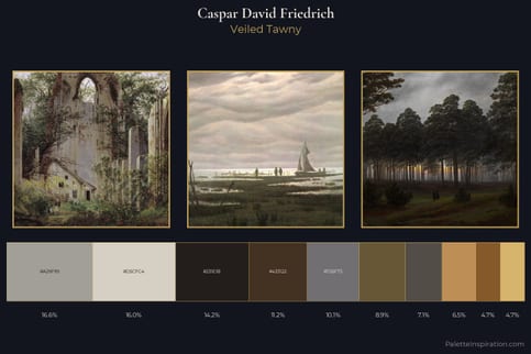 Caspar David Friedrich Master Palette