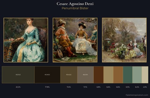 Cesare Agostino Detti Palette 4