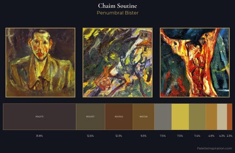 Chaim Soutine Palette 6 - Penumbral Bister