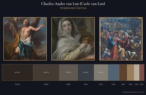 Charles-Andre van Loo (Carle van Loo) Palette 8
