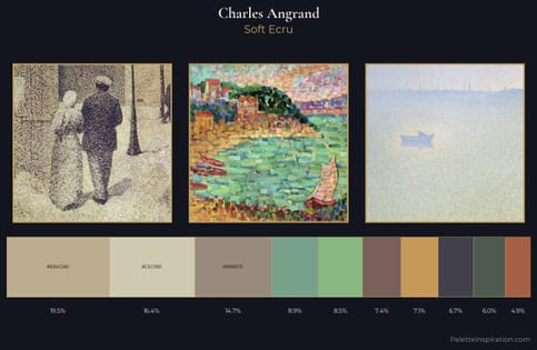 Charles Angrand Palette 2 - Soft Ecru
