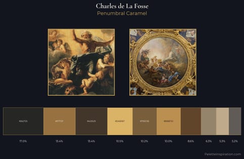 Charles de La Fosse Palette 1 - Penumbral Caramel