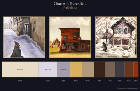 Charles E. Burchfield Palette 2