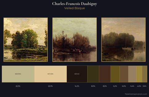 Charles-Francois Daubigny Palette 8