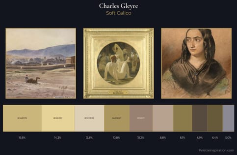 Charles Gleyre Palette 1 - Soft Calico