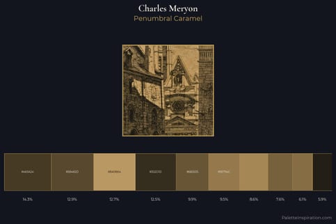 Charles Meryon Master Palette