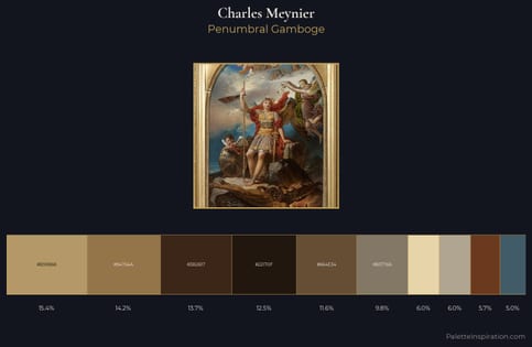 Charles Meynier Palette 2 - Penumbral Gamboge