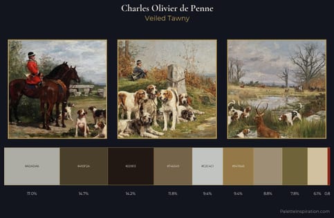 Charles Olivier de Penne Palette 2 - Veiled Tawny