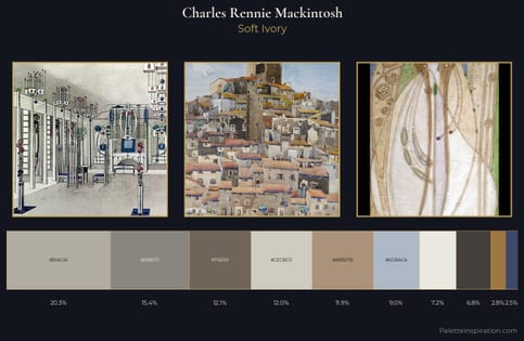 Charles Rennie Mackintosh Palette 1 - Soft Ivory