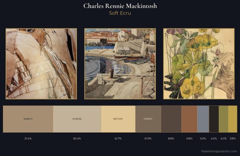Charles Rennie Mackintosh Palette 7 - Soft Ecru