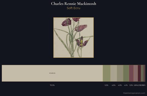 Charles Rennie Mackintosh Palette 8 - Soft Ecru