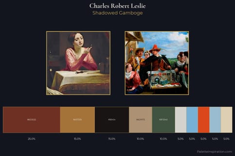 Charles Robert Leslie Master Palette - Shadowed Gamboge
