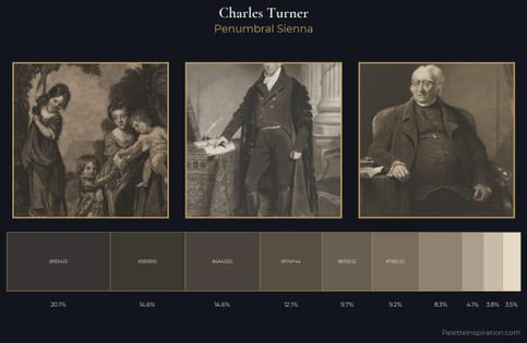 Charles Turner Palette 10 - Penumbral Sienna