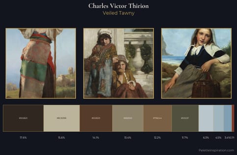 Charles Victor Thirion Palette 1 - Veiled Tawny