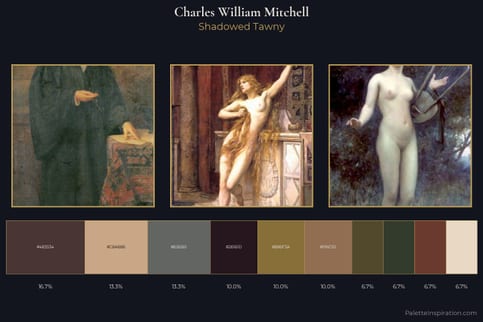 Charles William Mitchell Master Palette - Shadowed Tawny