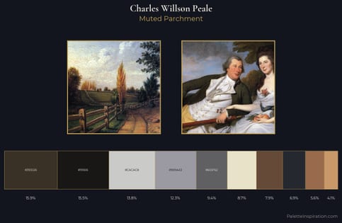 Charles Willson Peale Palette 4 - Muted Parchment