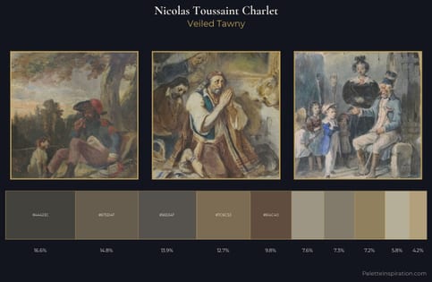 Nicolas Toussaint Charlet Palette 3 - Veiled Tawny