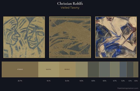 Christian Rohlfs Palette 5 - Veiled Tawny