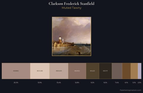 Clarkson Frederick Stanfield Palette 1 - Muted Tawny