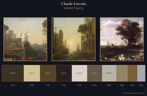 Claude Lorrain Palette 5 - Veiled Tawny
