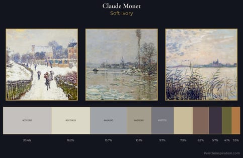 Claude Monet Palette 7