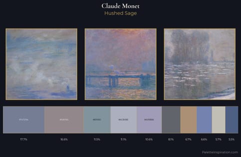 Claude Monet Palette 9