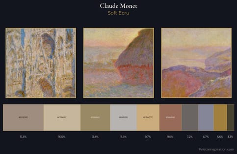 Claude Monet Palette 13