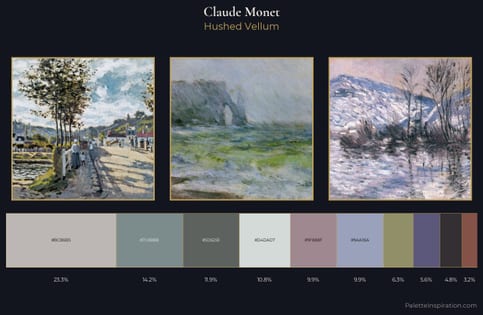 Claude Monet Palette 14