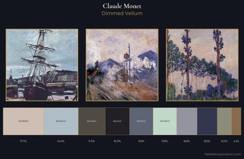 Claude Monet Palette 16