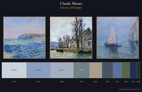 Claude Monet Palette 24