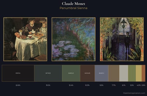 Claude Monet Palette 30
