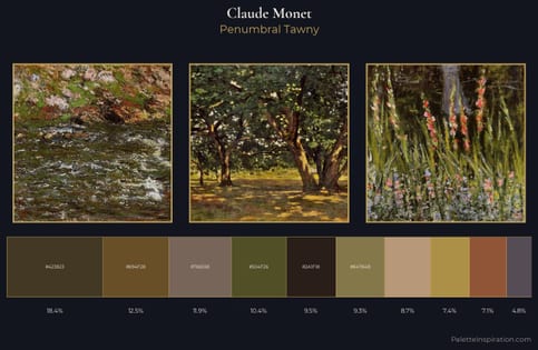 Claude Monet Palette 32