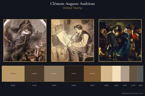Clément-Auguste Andrieux Master Palette - Veiled Tawny