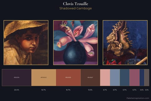 Clovis Trouille Master Palette - Shadowed Gamboge