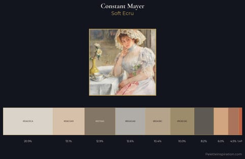 Constant Mayer Palette 1 - Soft Ecru