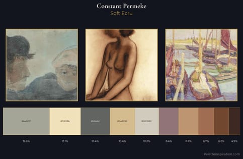 Constant Permeke Palette 1 - Soft Ecru