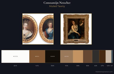 Constantijn Netscher Palette 1 - Muted Tawny