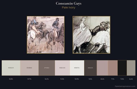 Constantin Guys Palette 1
