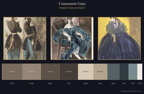 Constantin Guys Palette 2 - Veiled Parchment
