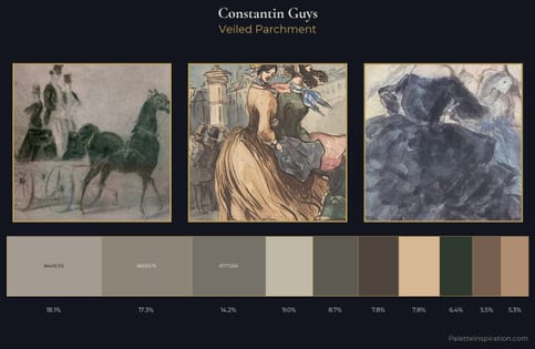 Constantin Guys Palette 3 - Veiled Parchment