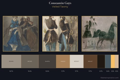 Constantin Guys Master Palette - Veiled Tawny