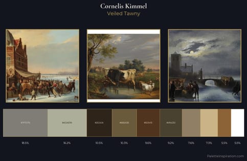 Cornelis Kimmel Palette 4 - Veiled Tawny