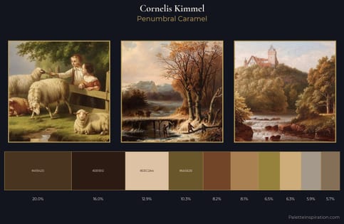Cornelis Kimmel Palette 5 - Penumbral Caramel