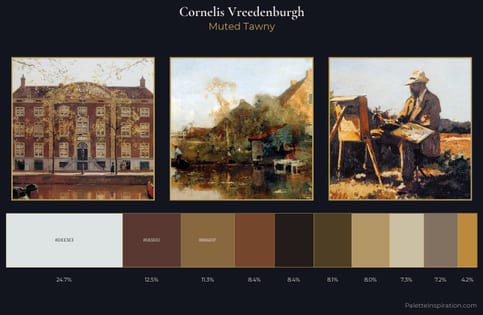 Cornelis Vreedenburgh Palette 7 - Muted Tawny