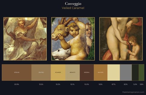 Correggio Palette 5 - Veiled Caramel