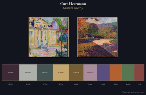 Curt Herrmann Palette 1 - Muted Tawny