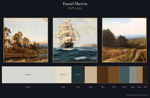 Daniel Sherrin Palette 3 - Soft Ivory