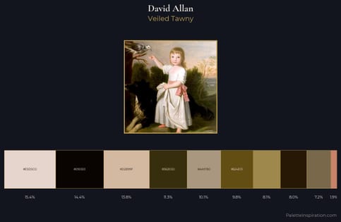 David Allan Palette 4 - Veiled Tawny